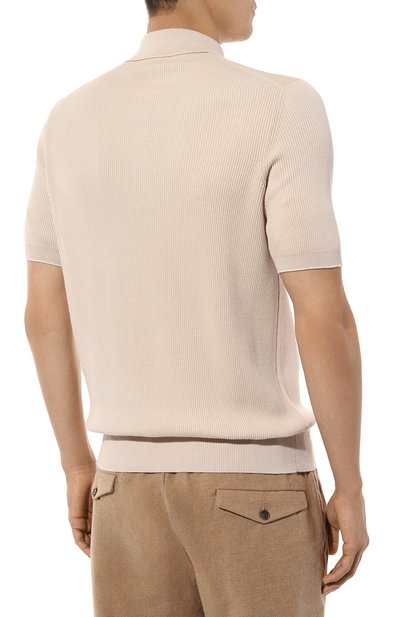 Хлопковое поло BRUNELLO CUCINELLI, арт. M2900B2019, фото 4