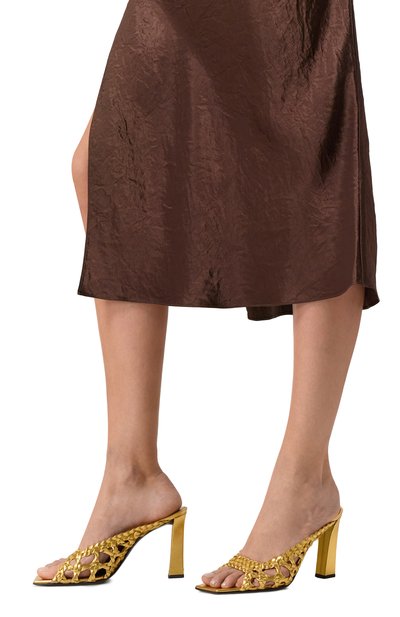 Кожаные мюли gz mya cage 90 GIUSEPPE ZANOTTI DESIGN золотого цвета по цене 93700 руб., арт. E500009, фото 3 Кожаные мюли gz mya cage 90 GIUSEPPE ZANOTTI DESIGN, арт. E500009, фото 3