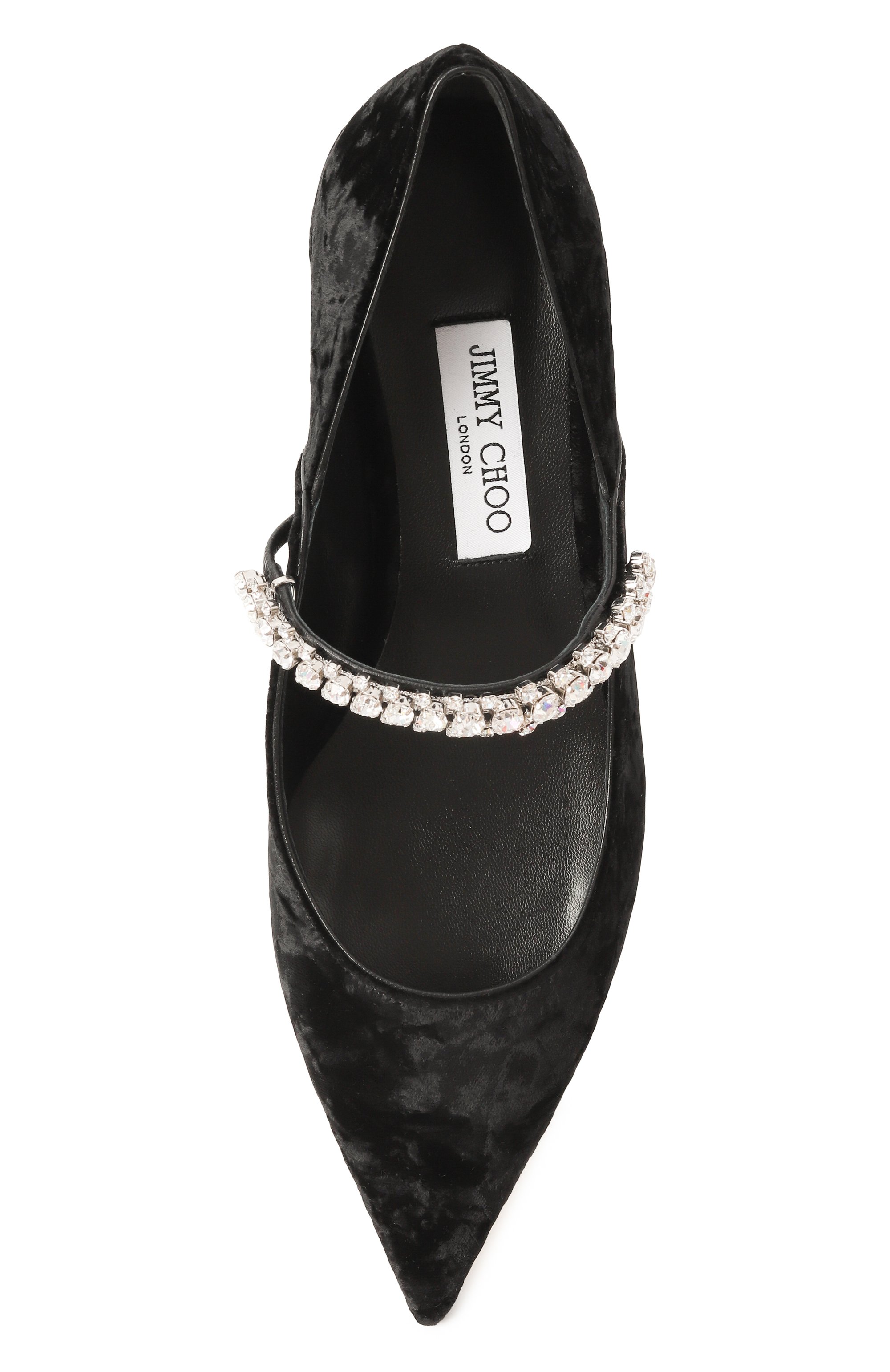 Текстильные балетки bing JIMMY CHOO, арт. BING PUMP FLAT/RDV, фото 6