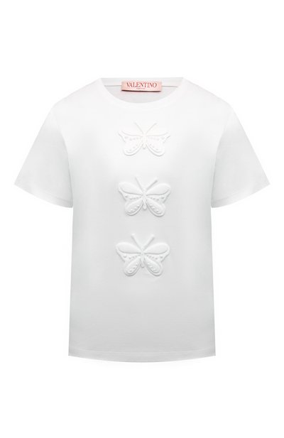 Женская хлопковая футболка VALENTINO, арт. 5B3MG23L8Q7