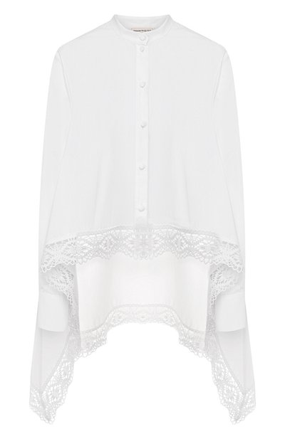 Женская хлопковая рубашка ALEXANDER MCQUEEN, арт. 617294/QAAAD