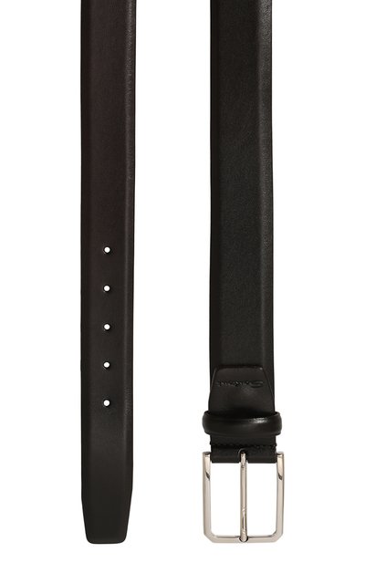 Кожаный ремень SANTONI темно-коричневого цвета по цене 34600 руб., арт. CM35VS003B91ESC1T50, фото 3 Кожаный ремень SANTONI, арт. CM35VS003B91ESC1T50, фото 3