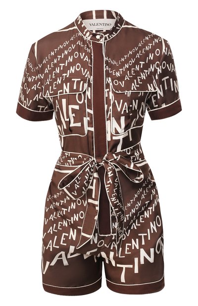 Женский шелковый комбинезон VALENTINO, арт. RB3VE1004EL