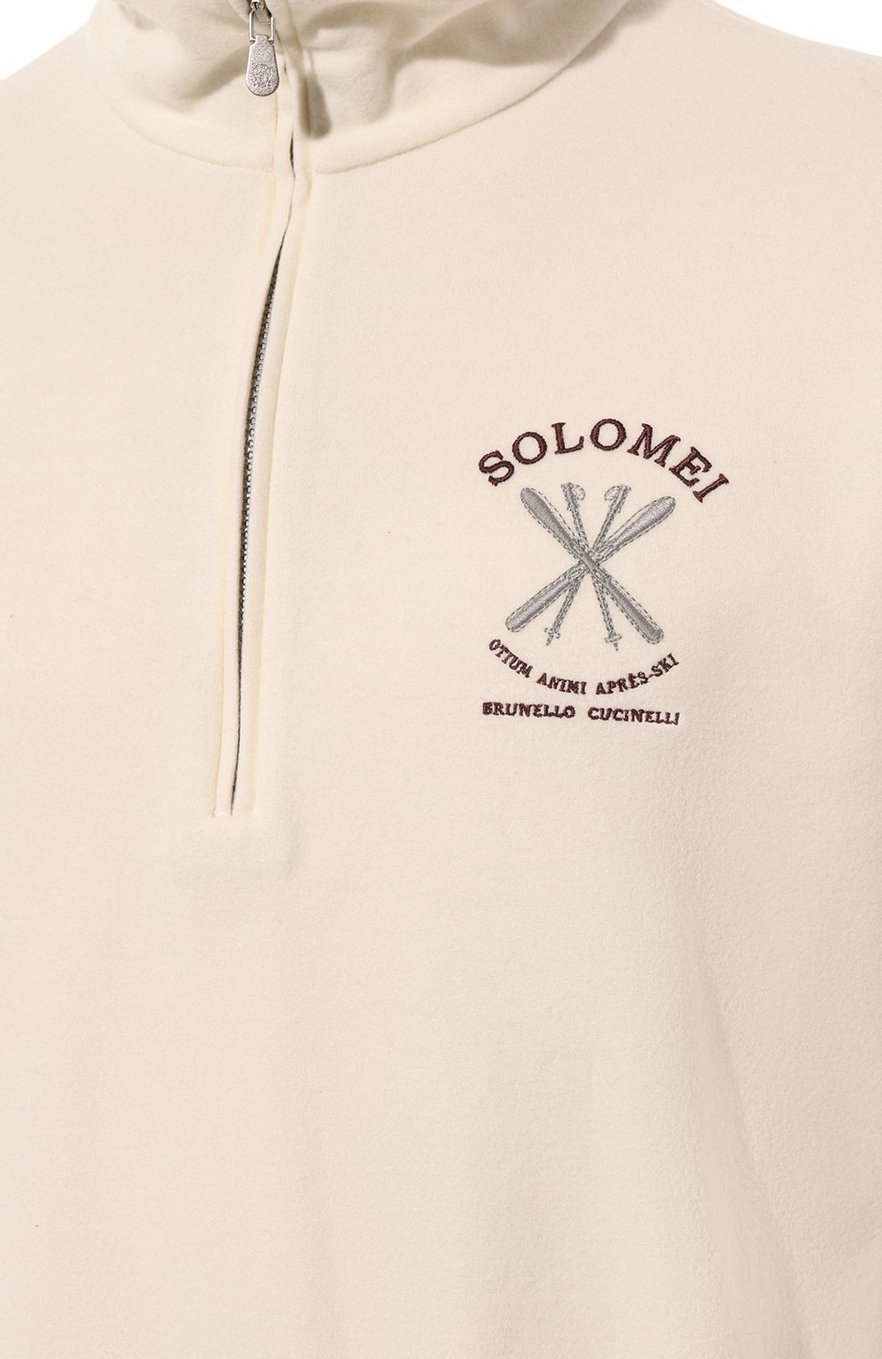 Свитшот из кашемира и хлопка BRUNELLO CUCINELLI, арт. MM818B2230, фото 5