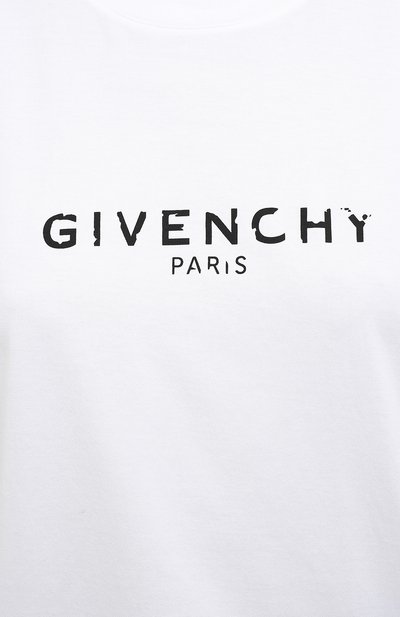 Хлопковая футболка GIVENCHY, арт. BW708F3Z0Y, фото 5