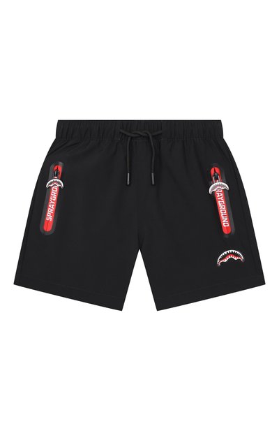 Плавки-шорты SPRAYGROUND, арт. SPY1313BLK/SPRAYGR0UND SWIMSH0RTS BLACK