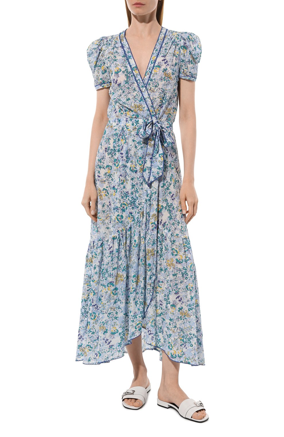 Хлопковое платье POUPETTE ST BARTH разноцветного цвета по цене 57300 руб., арт. W3AH24L0SYU, фото 3 Хлопковое платье POUPETTE ST BARTH, арт. W3AH24L0SYU, фото 3