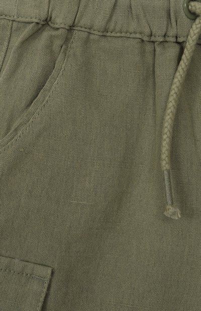 Шорты-карго из хлопка и льна BABYBU, арт. BI-B1037S235, фото 3