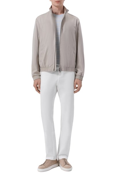 Брюки из хлопка и лиоцелла PAUL&SHARK, арт. 99314016, фото 2