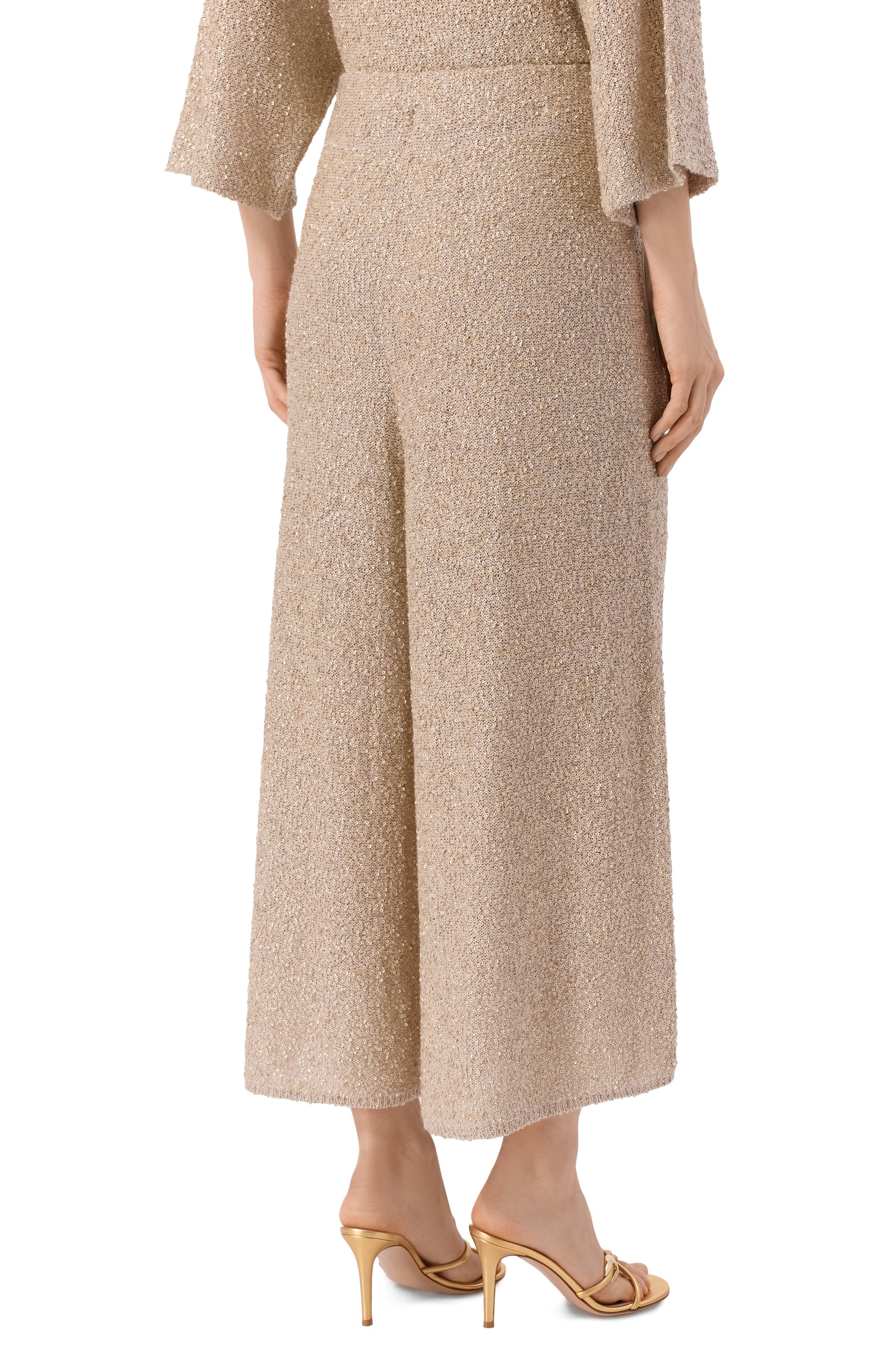 Брюки изо льна и кашемира BRUNELLO CUCINELLI, арт. MJC547069, фото 4