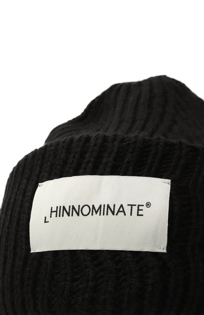 Шапка HINNOMINATE черного цвета по цене 9310 руб., арт. HMACW00130, фото 3 Шапка HINNOMINATE, арт. HMACW00130, фото 3