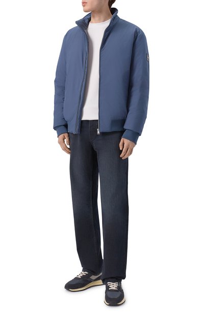 Утепленный бомбер BOSS синего цвета по цене 52950 руб., арт. 50553625, фото 2 Утепленный бомбер BOSS, арт. 50553625, фото 2