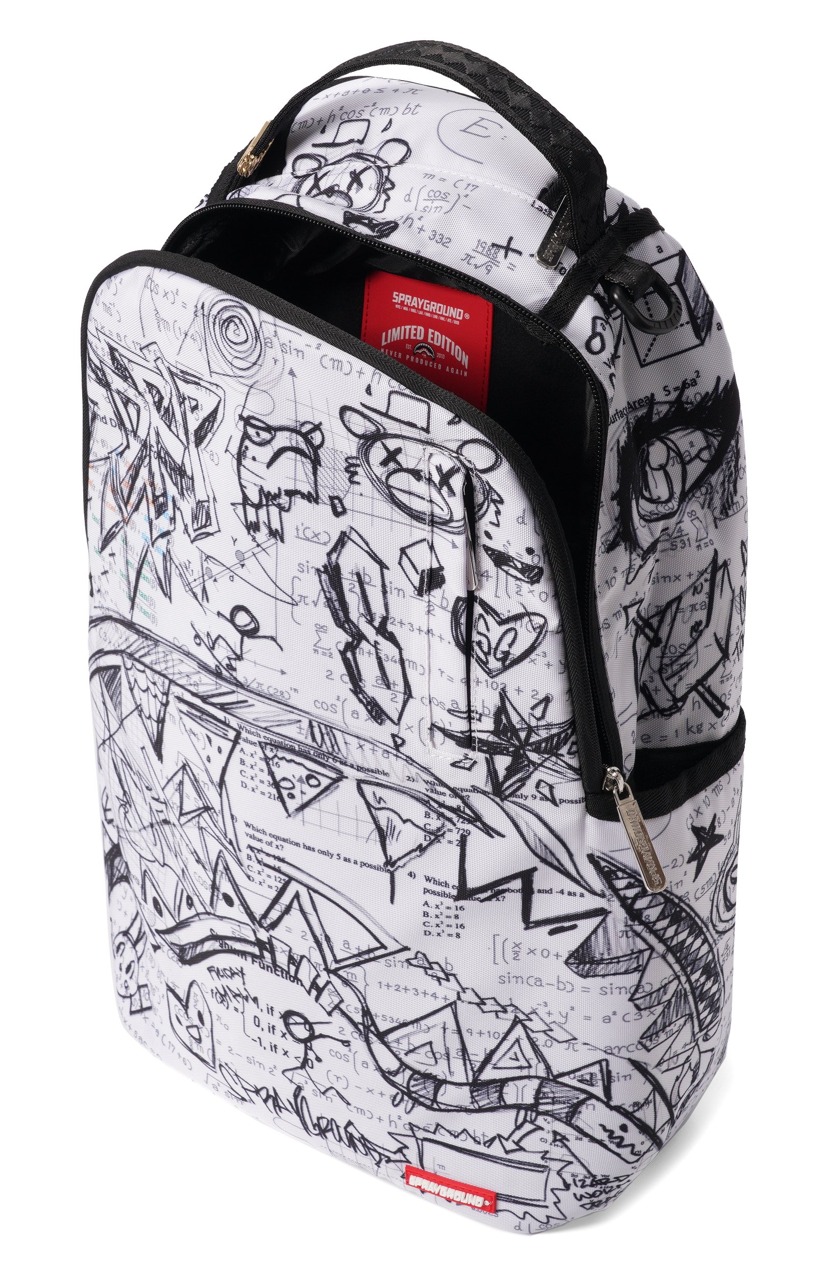 Рюкзак SPRAYGROUND, арт. 910B8665NSZ/D00DLES 0VER MATH H0MEW0RK BACKPACK, фото 3
