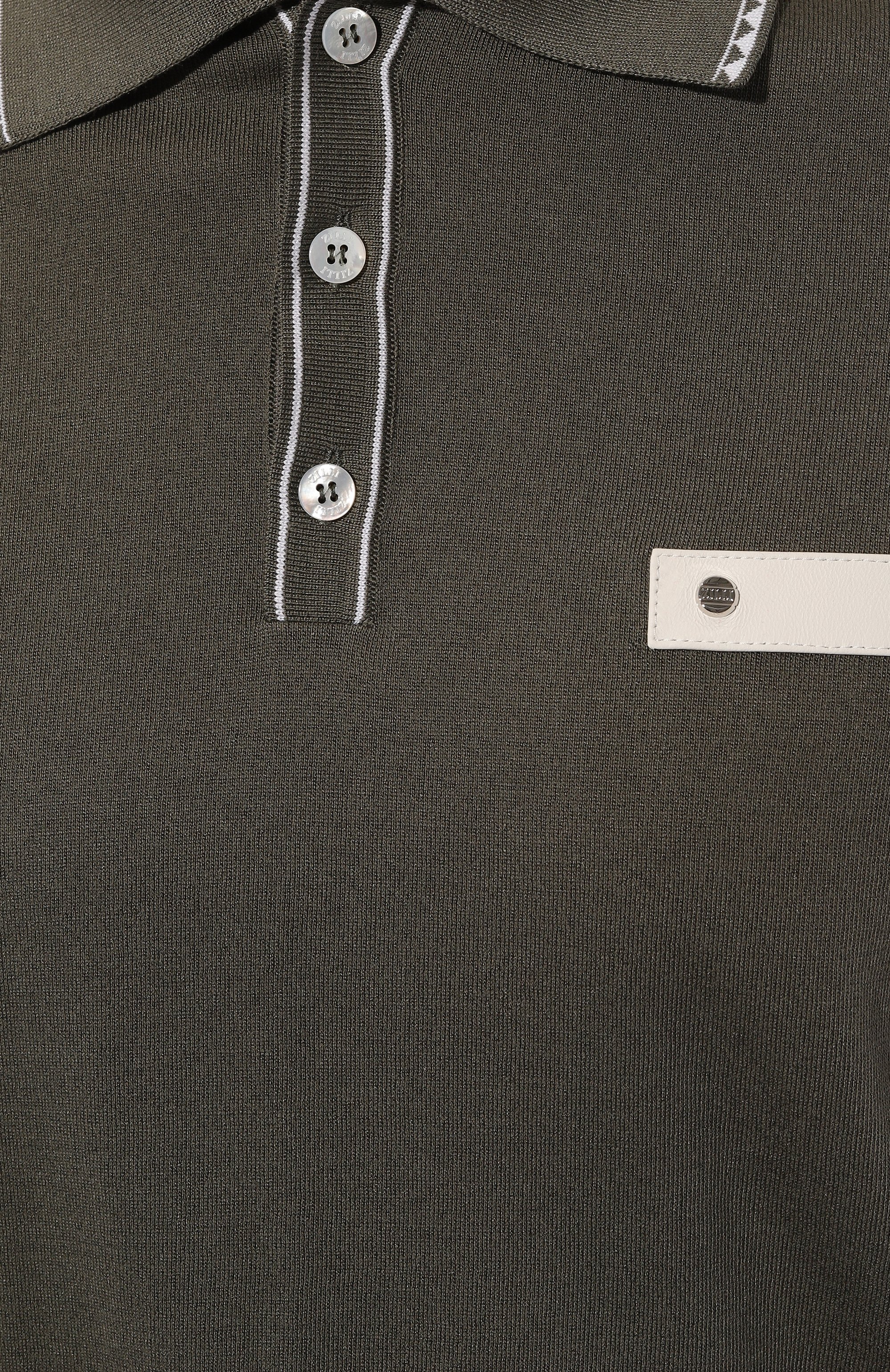 Поло из хлопка и шелка ZILLI, арт. KBP002M0144VMB000, фото 5