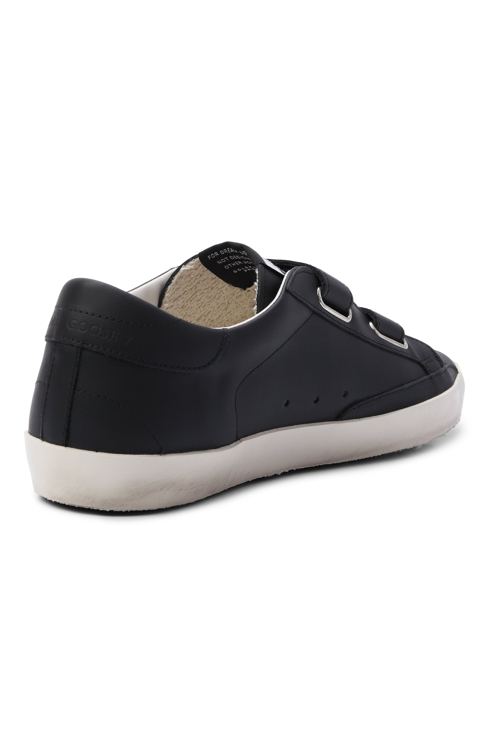Кожаные кеды super star GOLDEN GOOSE DELUXE BRAND черного цвета по цене 49950 руб., арт. GTF00111.F008173, фото 3 Кожаные кеды super star GOLDEN GOOSE DELUXE BRAND, арт. GTF00111.F008173, фото 3
