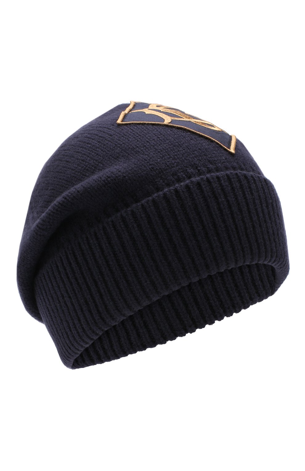 Шерстяная шапка DOLCE & GABBANA синего цвета по цене 36700 руб., арт. GX689Z/JAVSB, фото 1 Шерстяная шапка DOLCE & GABBANA, арт. GX689Z/JAVSB, фото 1