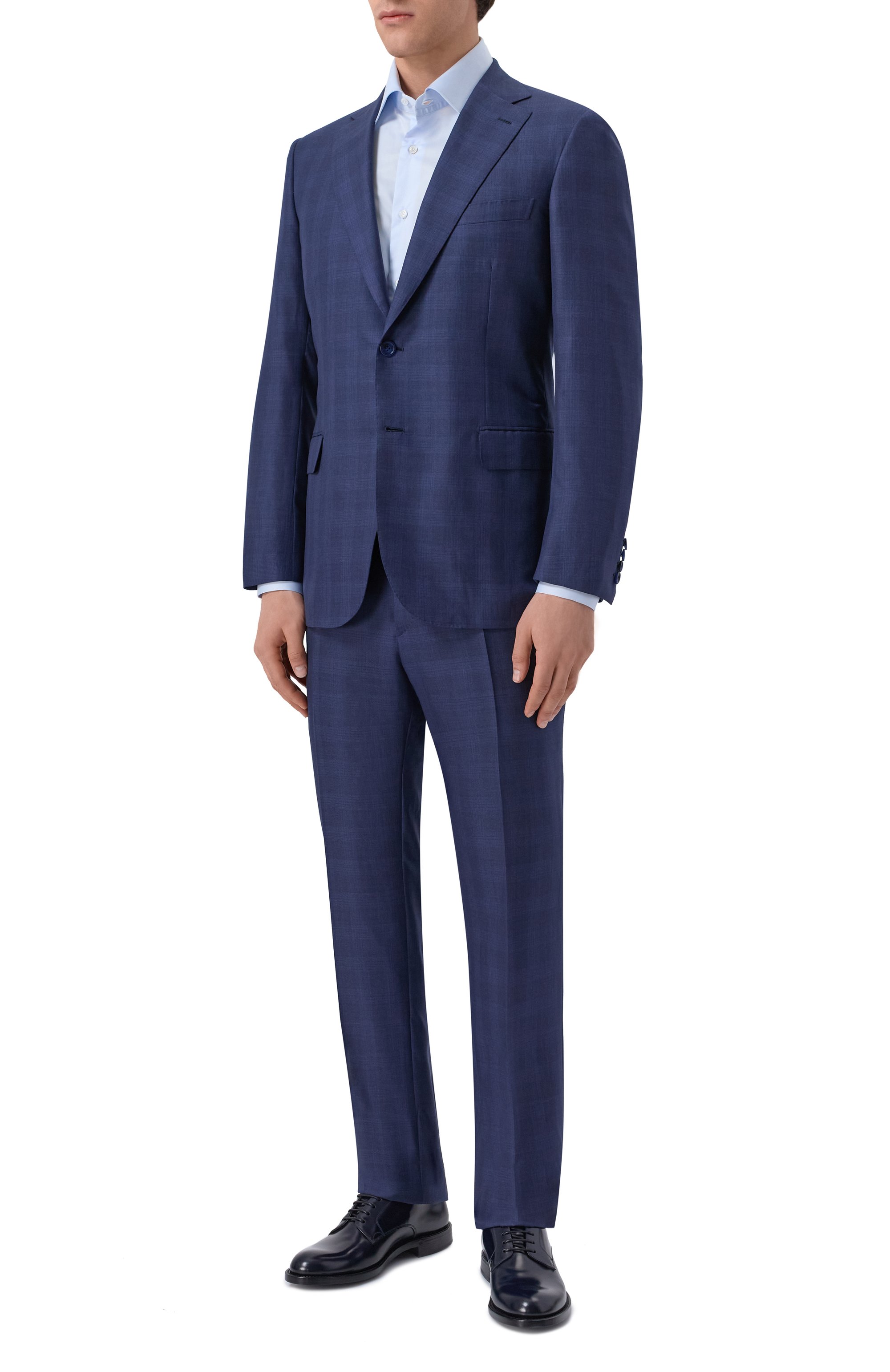 Хлопковая сорочка FRAY голубого цвета по цене 56600 руб., арт. TAMIGI/721, фото 2 Хлопковая сорочка FRAY, арт. TAMIGI/721, фото 2