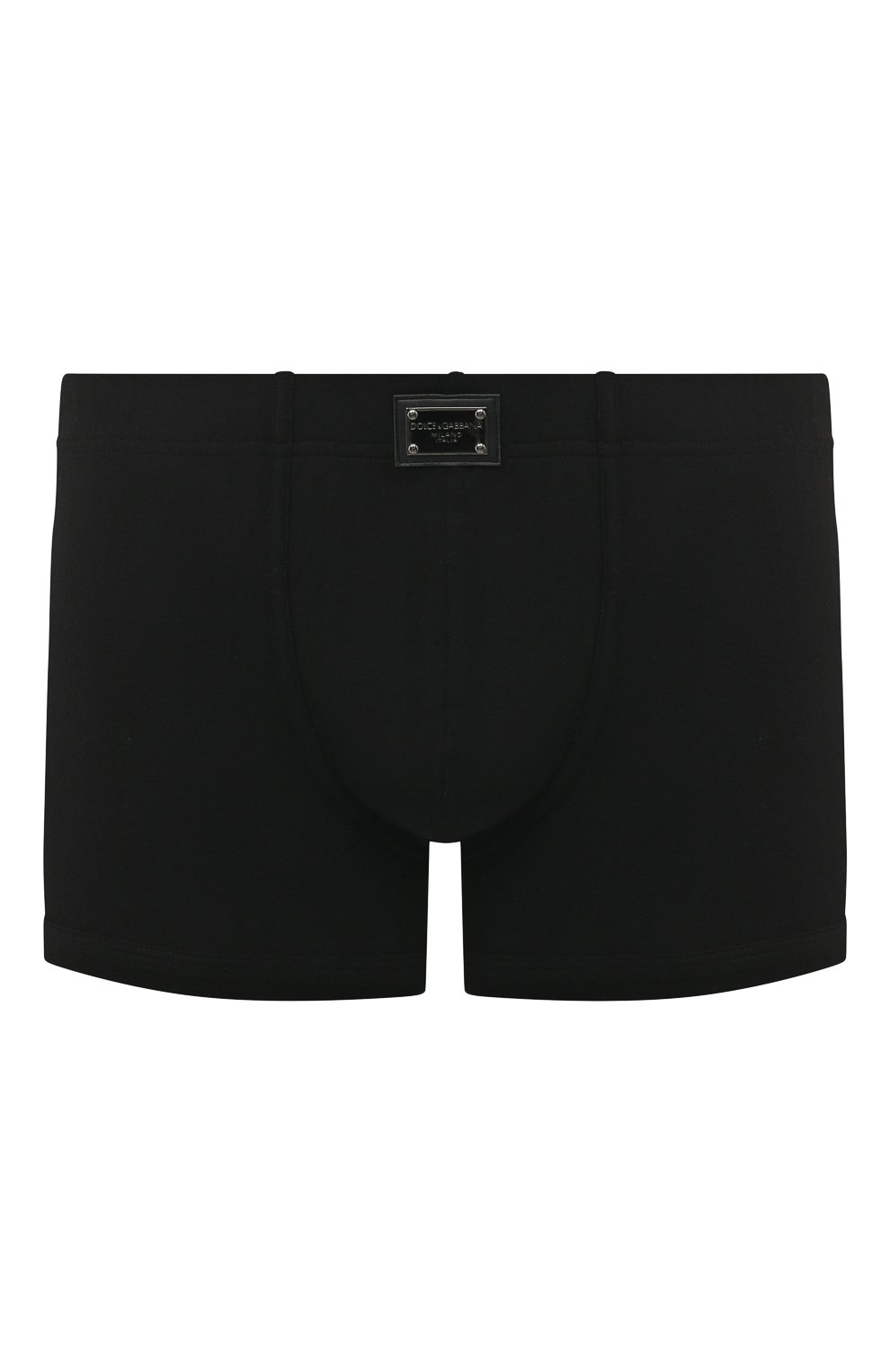 Хлопковые боксеры DOLCE & GABBANA черного цвета по цене 9950 руб., арт. M4E28J/0UAIG, фото 1 Хлопковые боксеры DOLCE & GABBANA, арт. M4E28J/0UAIG, фото 1