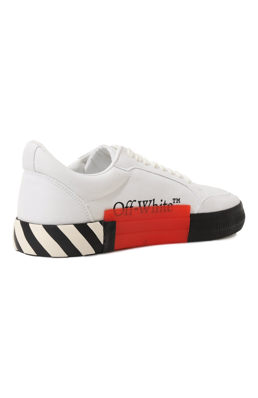 Текстильные кеды vulcanized OFF-WHITE, арт. 0MIA085C99FAB006, фото 5