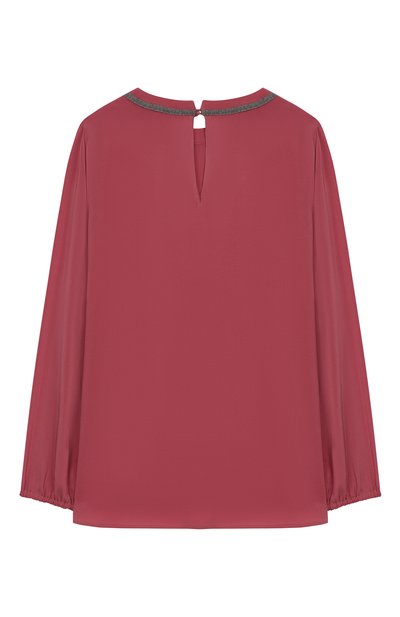 Шелковая блузка BRUNELLO CUCINELLI, арт. BB948D9800, фото 2