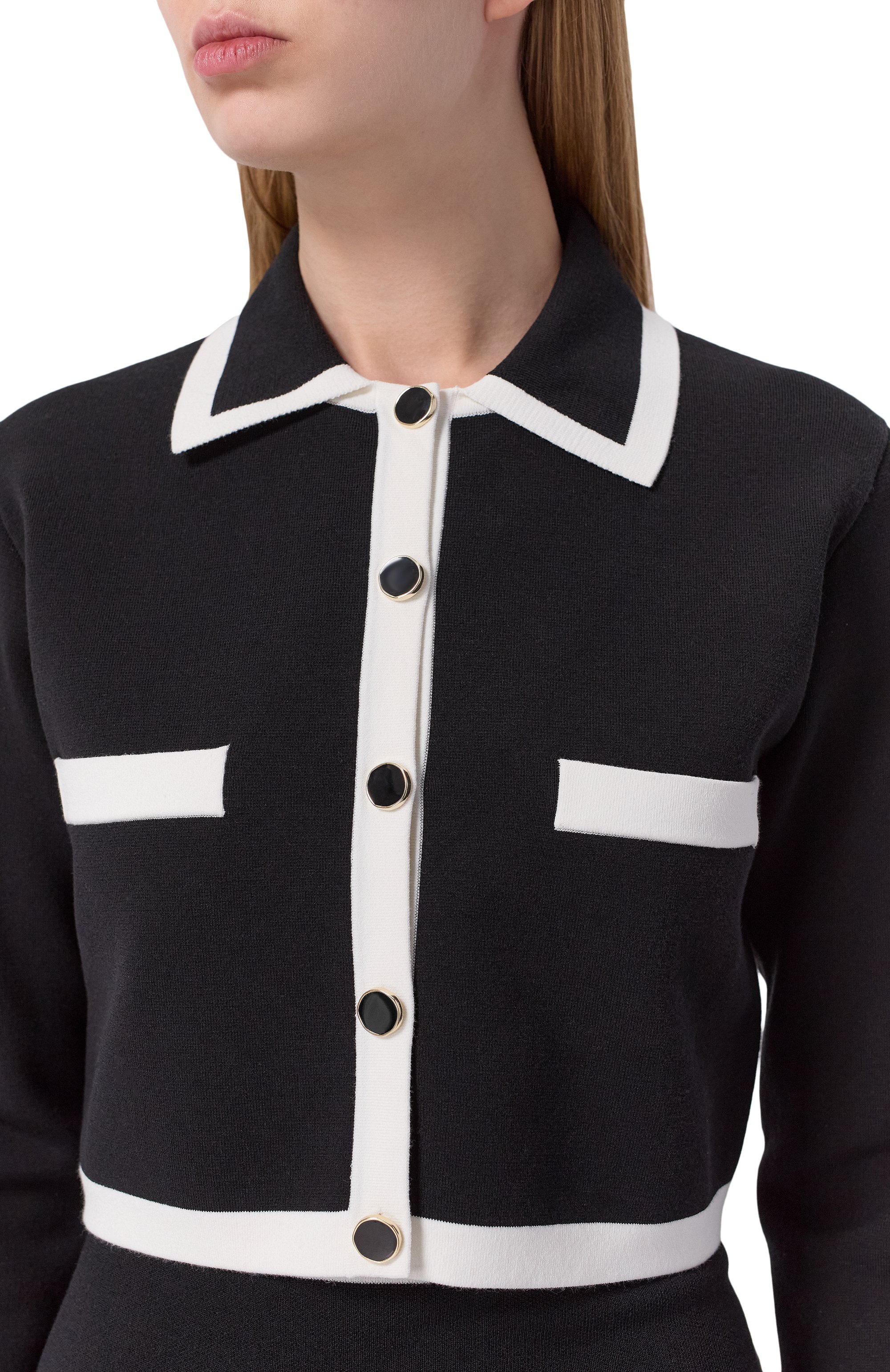 Кардиган из хлопка и вискозы NINA RICCI, арт. 26PMCR001/ML0596, фото 5