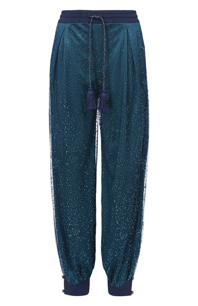 Женские джоггеры с отделкой стразами GIORGIO ARMANI, арт. GW004118/AF24596