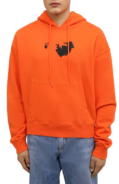 Хлопковое худи OFF-WHITE, арт. 0MBB037F21FLE016, фото 3