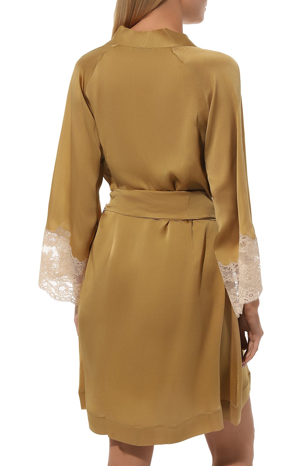 Шелковый халат CARINE GILSON, арт. AG0984VP, фото 4