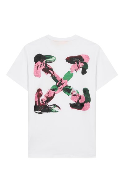 Хлопковая футболка OFF-WHITE, арт. 0GAA001F26JER0081, фото 2