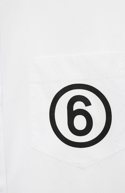 Хлопковое платье-рубашка MM6, арт. M60049-MM014, фото 3