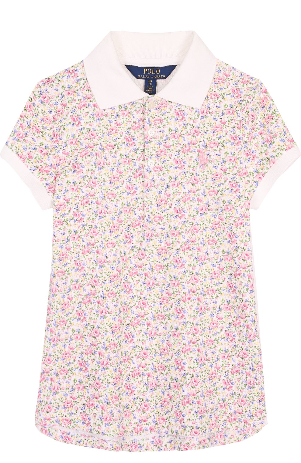 Хлопковое поло с принтом POLO RALPH LAUREN, арт. 313695842, фото 1