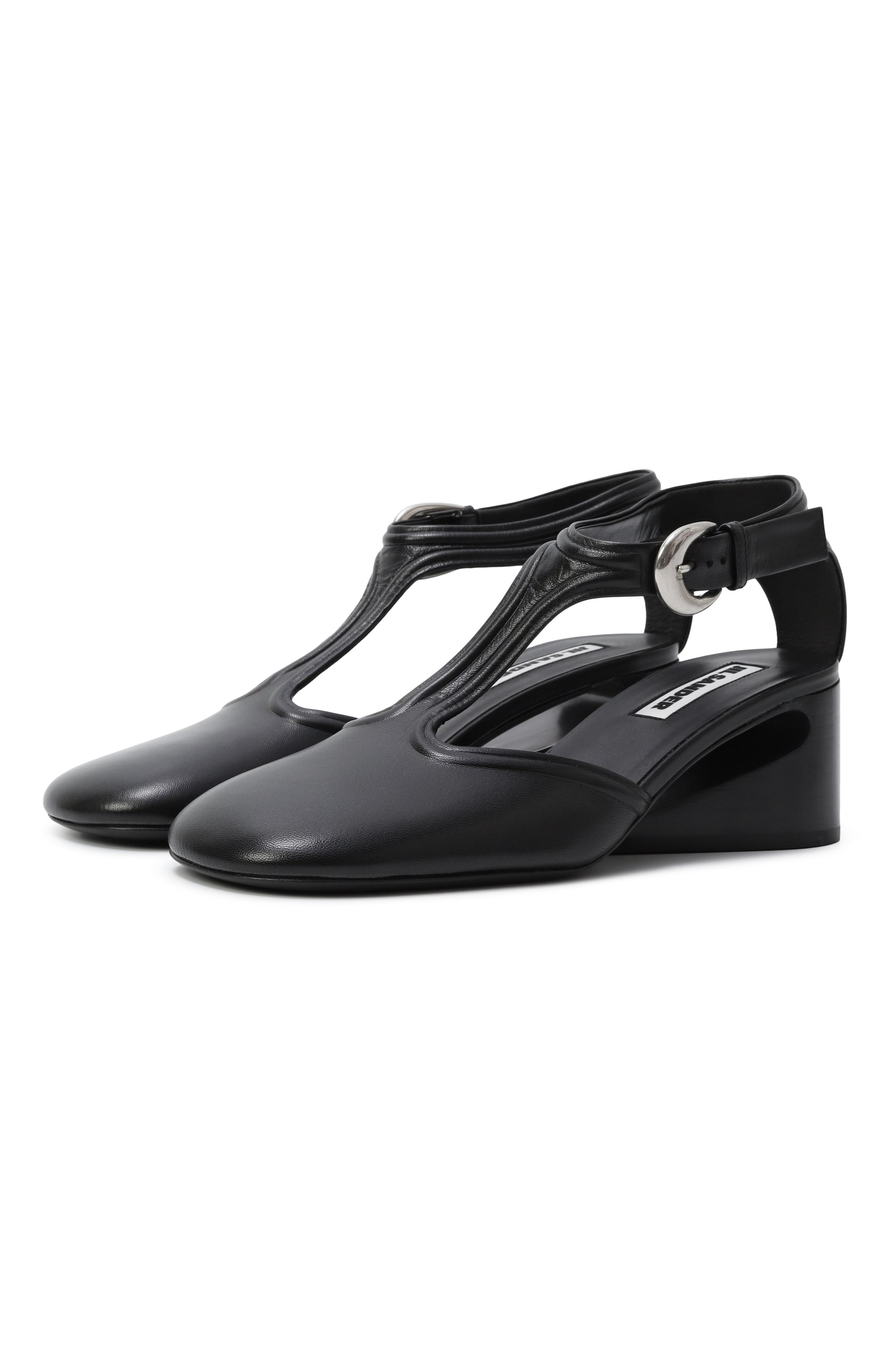 Кожаные туфли mary jane JIL SANDER, арт. J16WM0004-P8226, фото 1