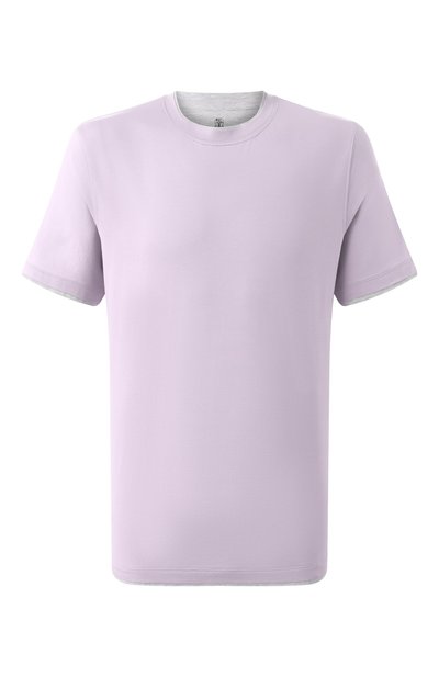 Мужская хлопковая футболка BRUNELLO CUCINELLI, арт. M0B137427