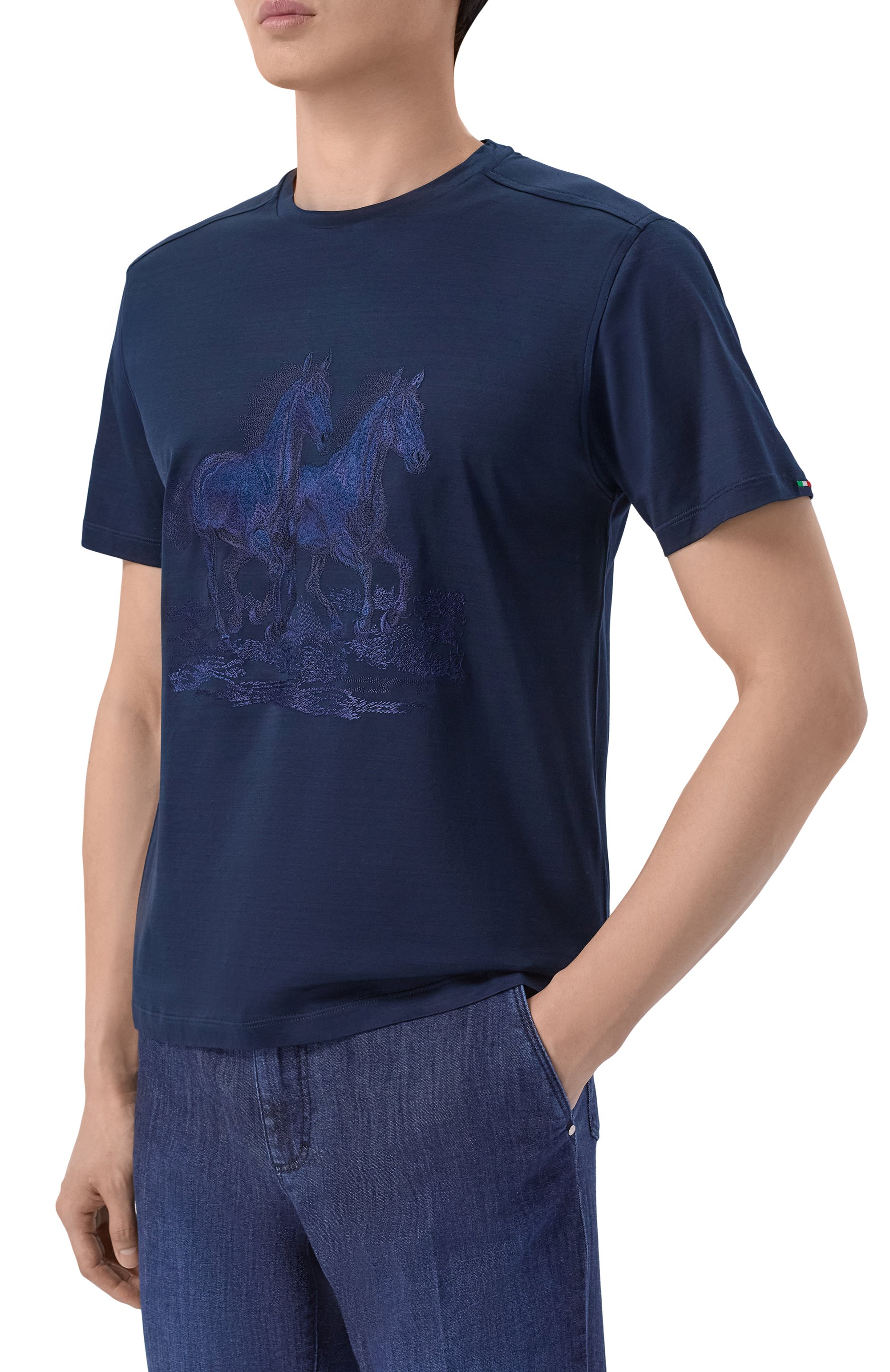 Хлопковая футбол ка STEFANO RICCI, арт. MNH6205360/TE0001, фото 3