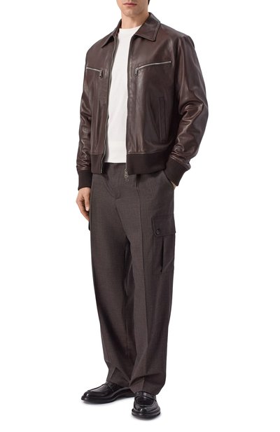 Шерстяные брюки-карго DOLCE & GABBANA, арт. GP100T/HU2B0, фото 2