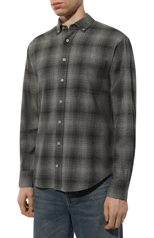 Хлопковая рубашка Bogner 58859270 Хаки  58859270 Фото 3