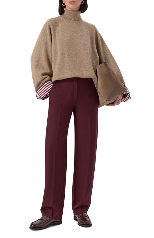 Брюки Brunello Cucinelli MB167P9042 Бордовый  MB167P9042 Фото 2