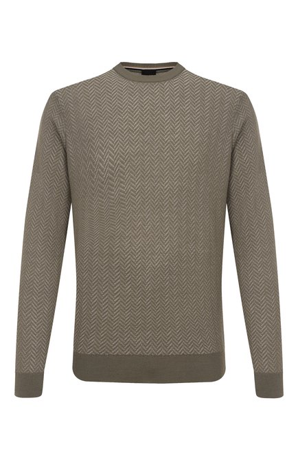 Мужской джемпер из шерсти и хлопка BOSS, арт. 50549985