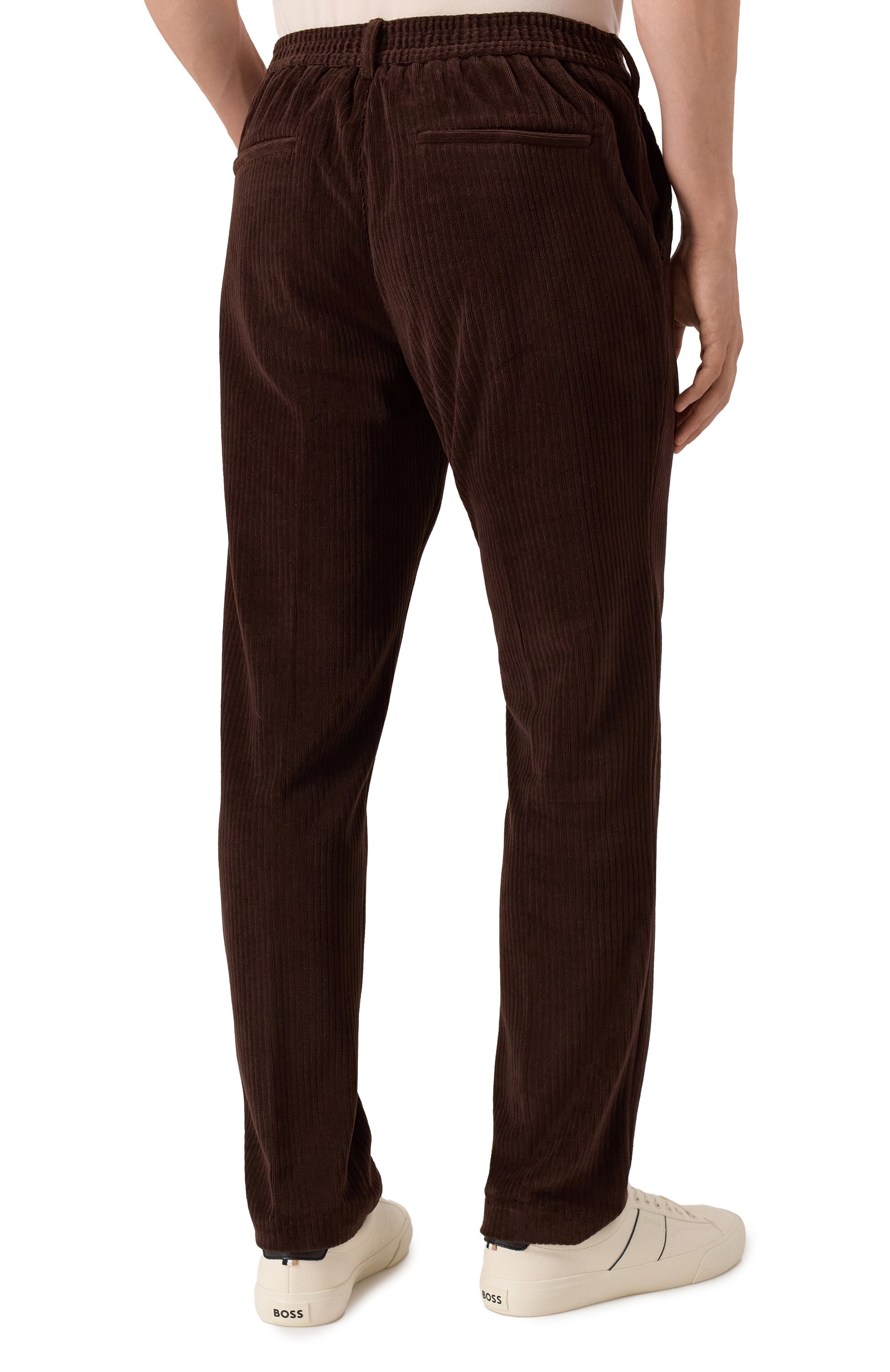 Вельветовые брюки CIRCOLO 1901 темно-коричневого цвета по цене 34350 руб., арт. CN4964, фото 4 Вельветовые брюки CIRCOLO 1901, арт. CN4964, фото 4