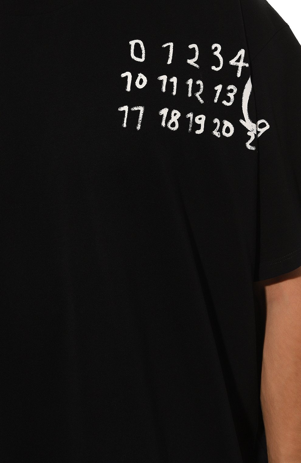 Хлопковая футболка MM6, арт. SH2GC0013/S23588, фото 5