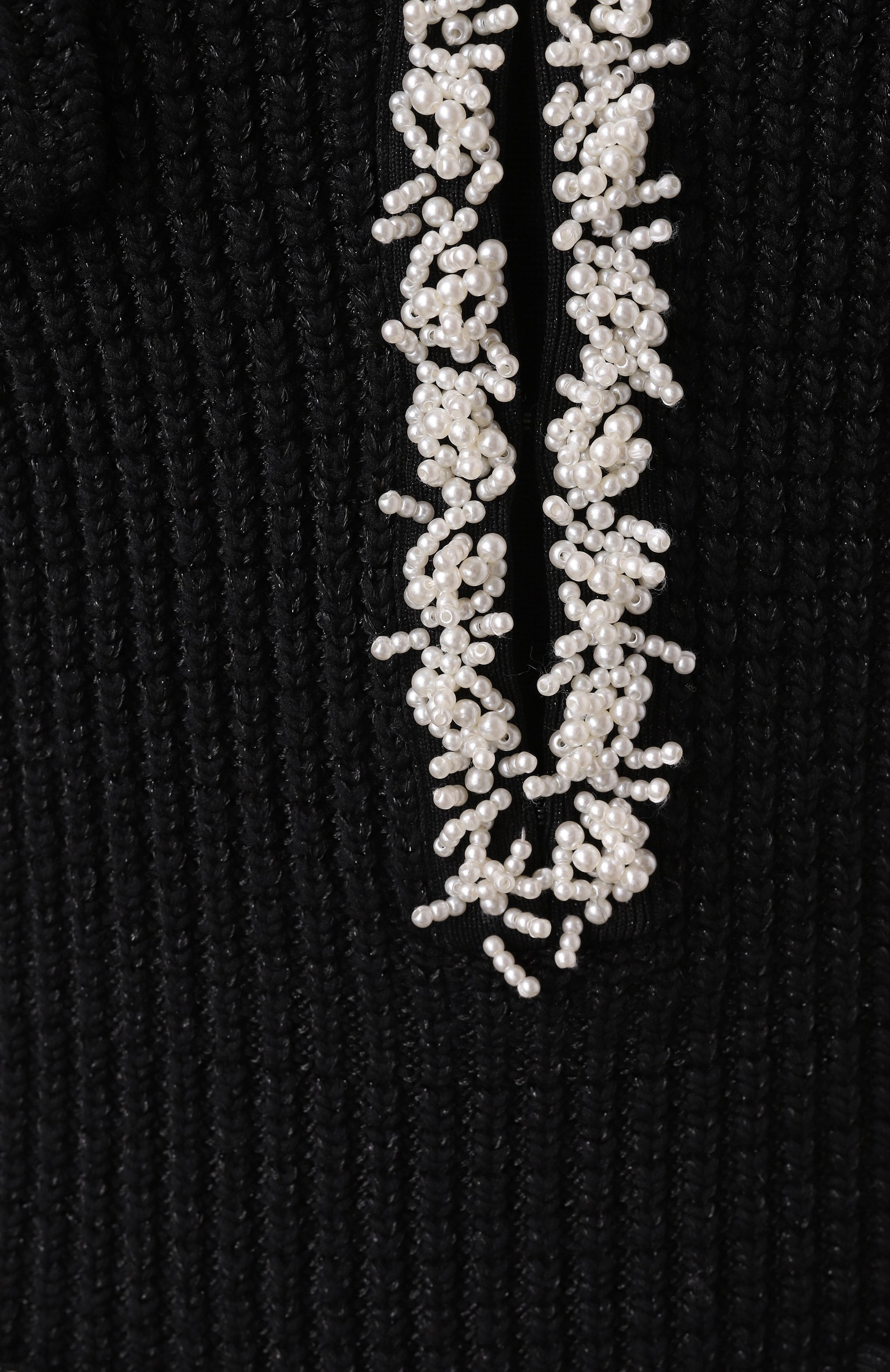 Платье SELF-PORTRAIT черного цвета по цене 67900 руб., арт. RS25-087M-B, фото 6 Платье SELF-PORTRAIT, арт. RS25-087M-B, фото 6