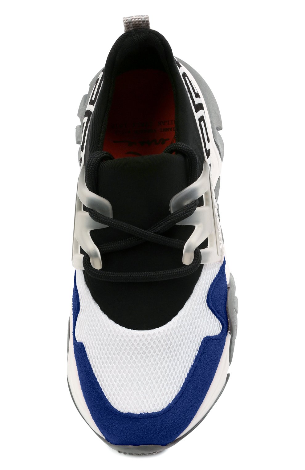 Кроссовки VERSACE синего цвета по цене 48300 руб., арт. 1000257/1A00218/27-29, фото 4 Кроссовки VERSACE, арт. 1000257/1A00218/27-29, фото 4