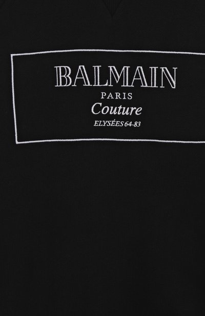 Хлопковый свитшот BALMAIN, арт. BX4P80, фото 3