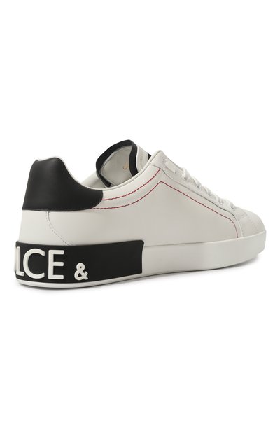 Кожаные кеды portofino DOLCE & GABBANA, арт. CS1760/AH526, фото 5