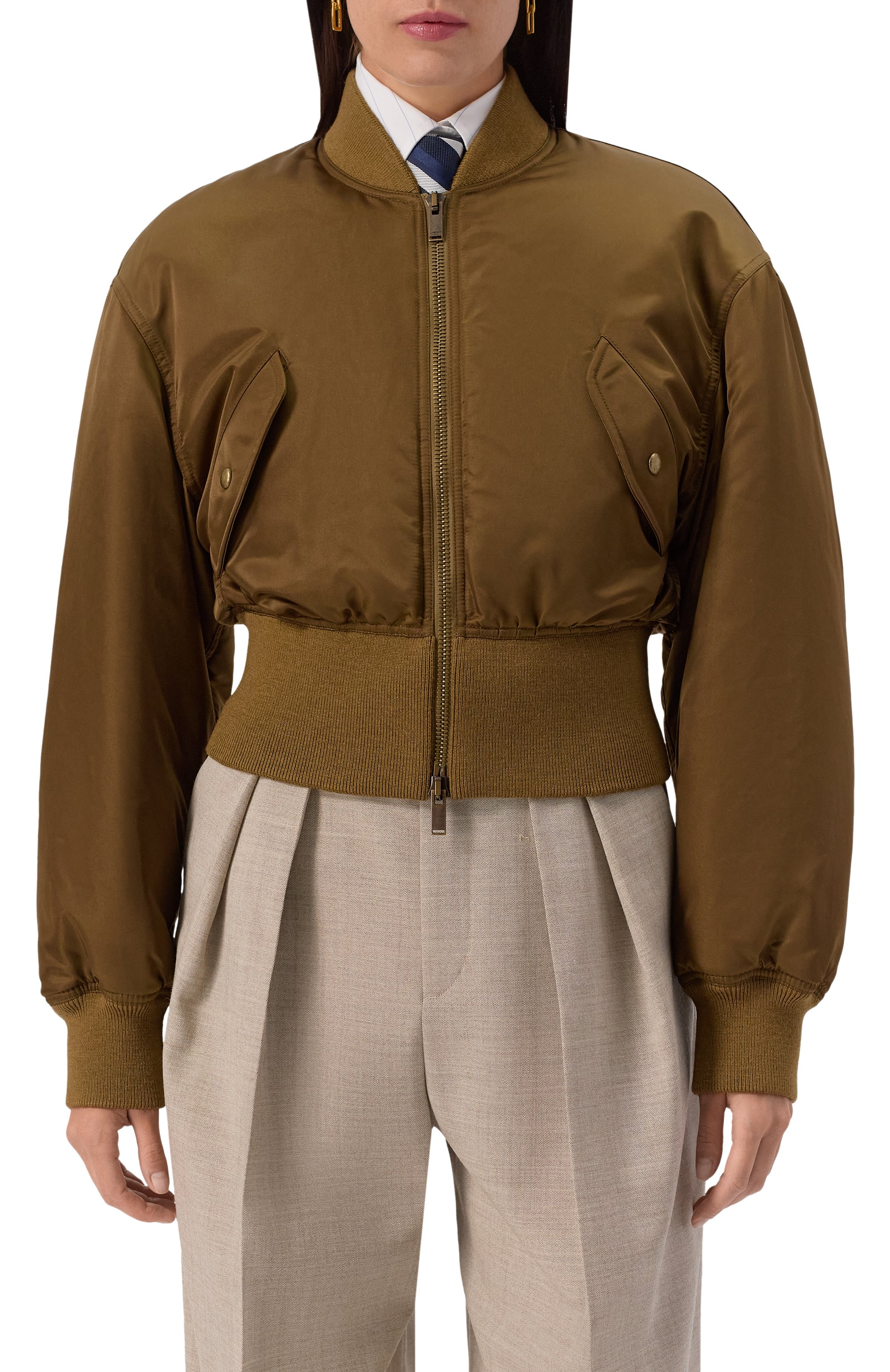 Бомбер SAINT LAURENT, арт. 829368/YZ9BV, фото 3