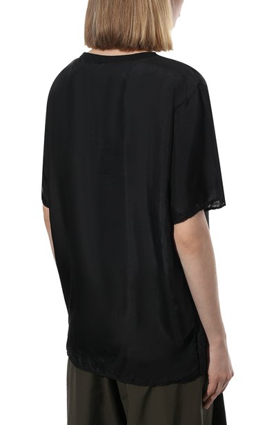 Футболка из хлопка и шелка DRIES VAN NOTEN, арт. 221-031101-4627, фото 4