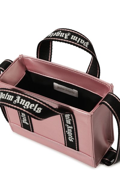 Сумка PALM ANGELS светло-розового цвета по цене 22600 руб., арт. PGNA002S24FAB001, фото 3 Сумка PALM ANGELS, арт. PGNA002S24FAB001, фото 3