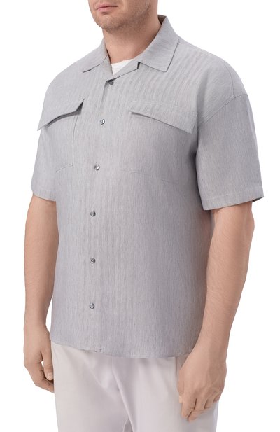 Рубашка изо льна и лиоцелла MARCO PESCAROLO, арт. SETTE/53R03, фото 3