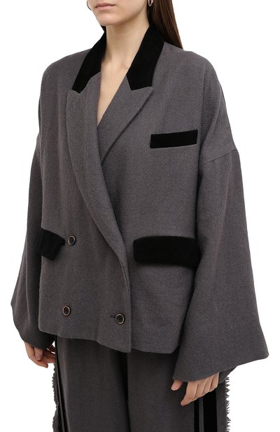 Шерстяной жакет UMA WANG, арт. A0 W UW6007, фото 3