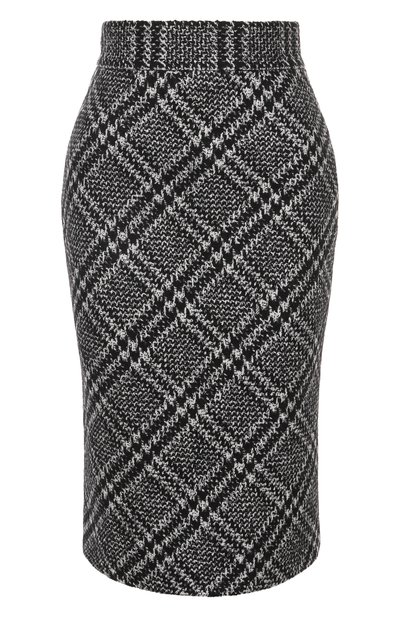 �Женская юбка из шерсти и шелка DOLCE & GABBANA, арт. F4C6CT/FQZAH